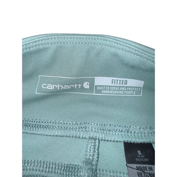 Carhartt Womens Forge Fitted Lightweight Utility Legging S Mint Green - Picture 10 of 12